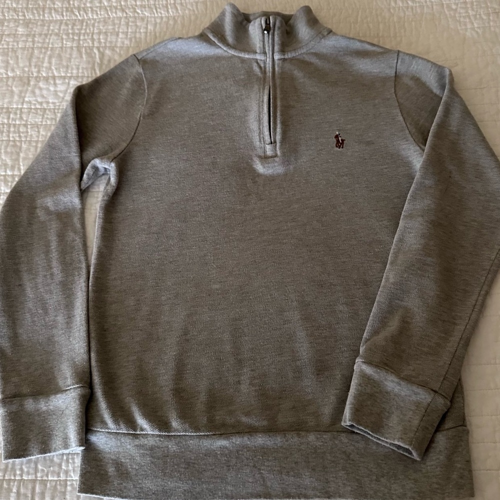 Polo by Ralph Lauren Gray Boys quarter zip